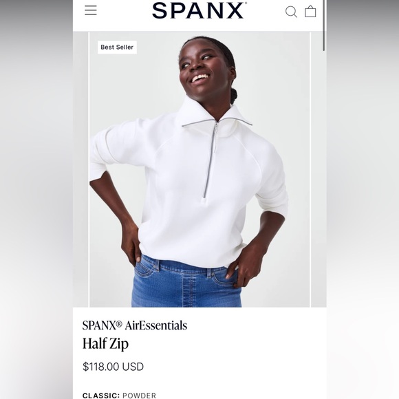 SPANX AirEssentials /Half Zip - Picture 4 of 4